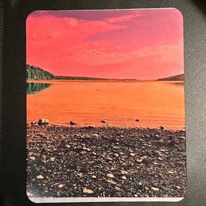 Quabbin Reservoir sunset view mousepad